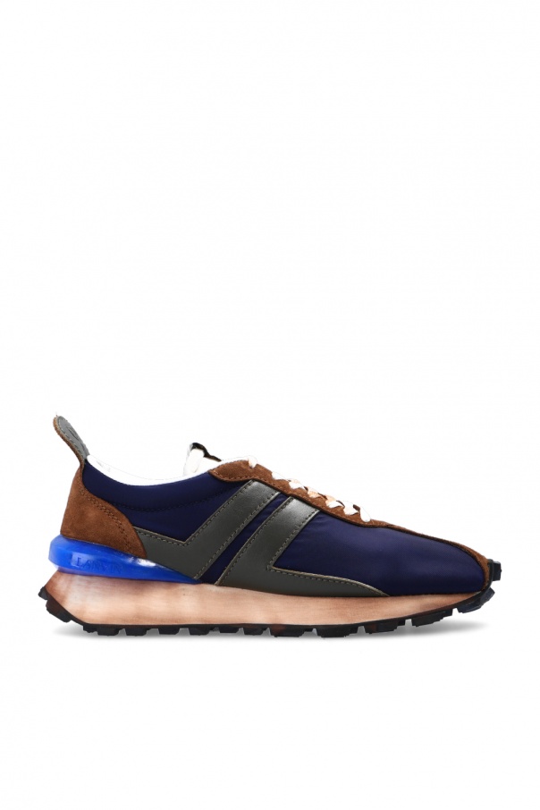 lanvin mesh bumper sneakers